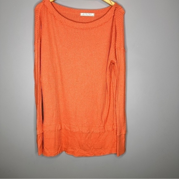 Free People We the free oversized waffle knit lightweight sweater - Picture 1 of 6